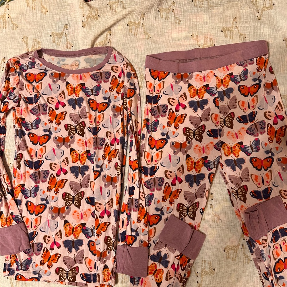 Little Sleepies Butterfly Kisses Size 9/10